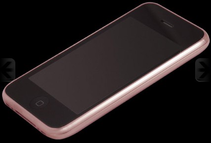 Stuart Hughes iPhone 3GS 18ct Solid Rose Gold Diamond (Apple iPhone 2,1)